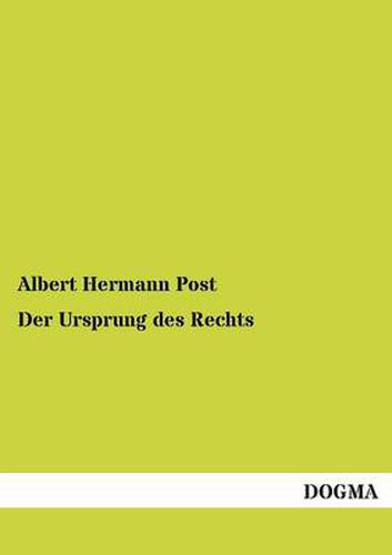 Cover image for Der Ursprung des Rechts