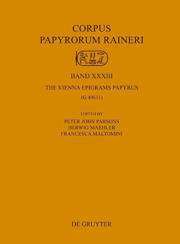 Cover image for The Vienna Epigrams Papyrus: (G 40611)