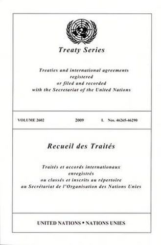 Cover image for Treaty Series 2602