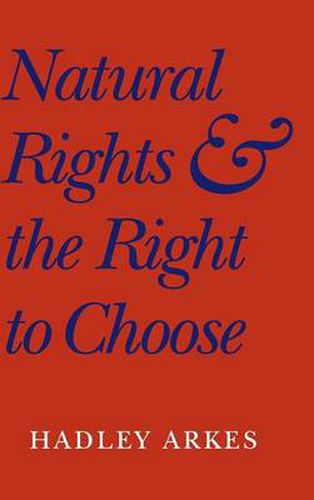 Cover image for Natural Rights and the Right to Choose