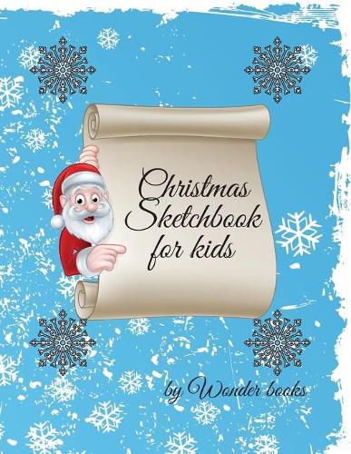 Cover image for Christmas Sketchbook for kids