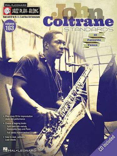 Cover image for John Coltrane Standards: Jazz Play-Along Volume 163