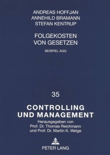 Cover image for Folgekosten Von Gesetzen: Beispiel Agg