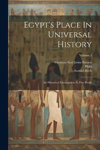 Cover image for Egypt's Place In Universal History