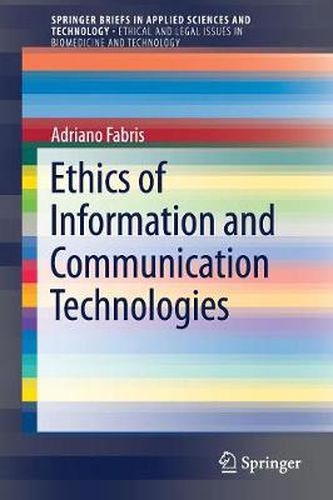 Cover image for Ethics of Information and Communication Technologies