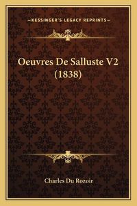 Cover image for Oeuvres de Salluste V2 (1838)