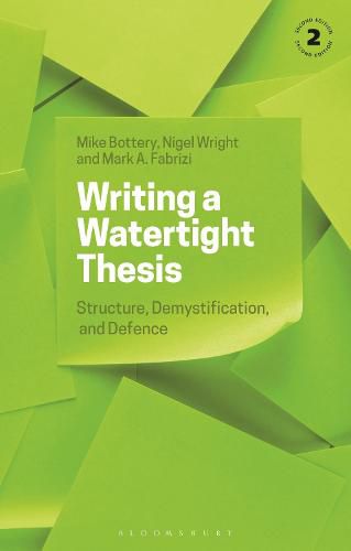 Cover image for Writing a Watertight Thesis: Structure, Demystification and Defence