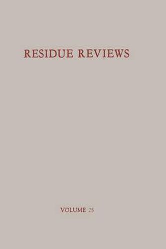 Cover image for Residues of Pesticides and Other Foreign Chemicals in Foods and Feeds / Ruckstande von Pesticiden und anderen Fremdstoffen in Nahrungs- und Futtermitteln