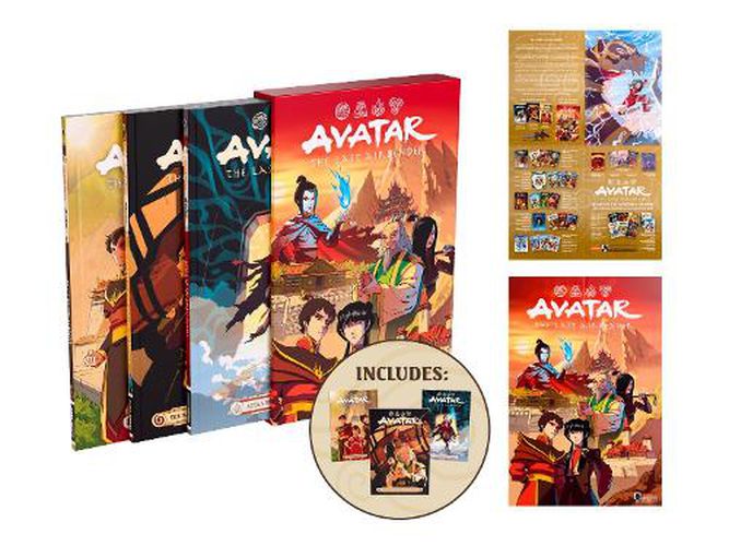Cover image for Avatar: The Last Airbender--Fire and Family Treasury Boxed Set