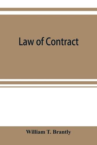 Cover image for Law of contract