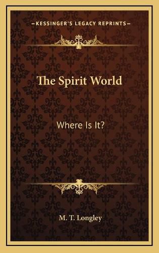 Cover image for The Spirit World: Where Is It?