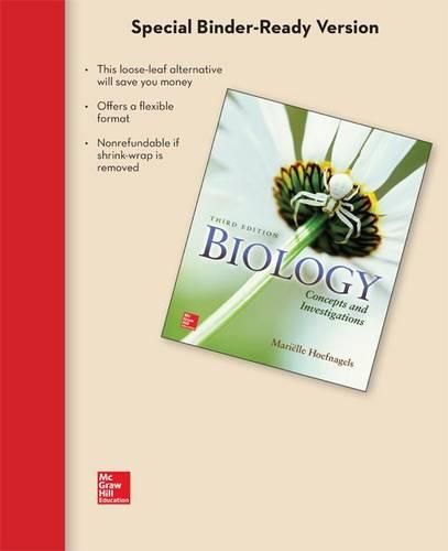 Cover image for Loose Leaf Version for Biology: Concepts and Investigations