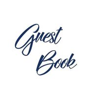 Cover image for Navy Blue Guest Book, Weddings, Anniversary, Party's, Special Occasions, Memories, Christening, Baptism, Visitors Book, Guests Comments, Vacation Home Guest Book, Beach House Guest Book, Comments Book, Funeral, Wake and Visitor Book (Hardback)