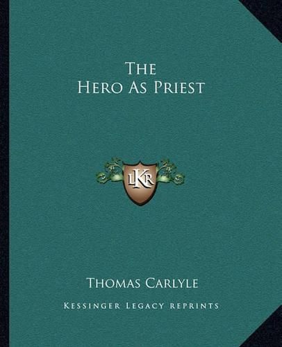 Cover image for The Hero as Priest