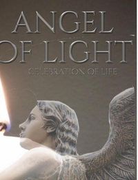 Cover image for celebration of life Angel remembrance Journal