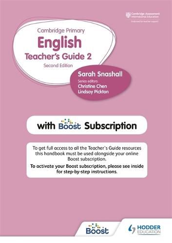 Hodder Cambridge Primary English Teacher's Guide Stage 2 with Boost Subscription