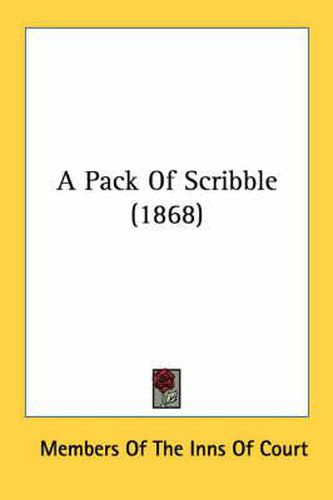 Cover image for A Pack of Scribble (1868)