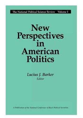 Cover image for New Perspectives in American Politics