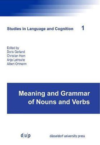 Cover image for Meaning and Grammar of Nouns and Verbs