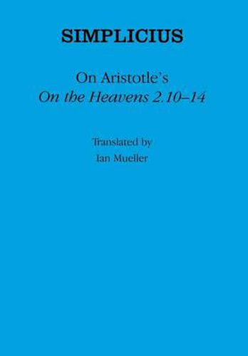 Cover image for On Aristotle's  On the Heavens 2.10-14
