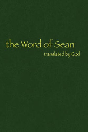 Cover image for The Word of Sean Translated by God