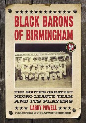 Cover image for Black Barons of Birmingham: The South's Greatest Negro League Team and Its Players