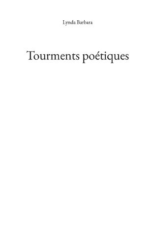 Cover image for Tourments poetiques