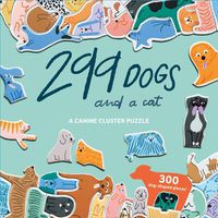 Cover image for 299 Dogs and a Cat: A Canine Cluster Puzzle (300 pieces)