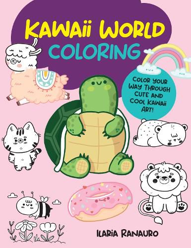 Cover image for Kawaii World Coloring: Volume 3