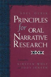 Cover image for Principles for Oral Narrative Research