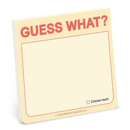 Cover image for Knock Knock Guess What? Sticky Note (Pastel Version)