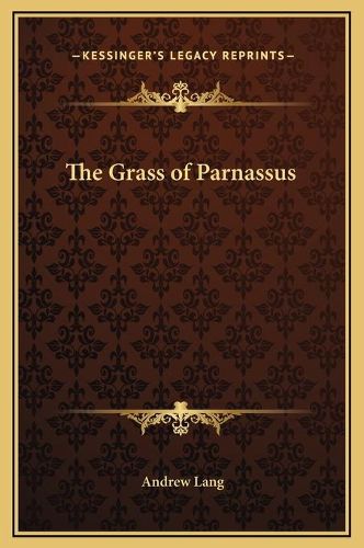 Cover image for The Grass of Parnassus