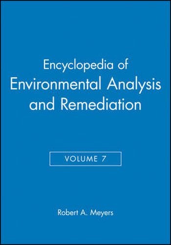 Cover image for Encyclopedia of Environmental Analysis and Remedia