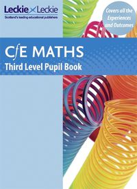 Cover image for Third Level Maths Pupil Book: Curriculum for Excellence Maths for Scotland