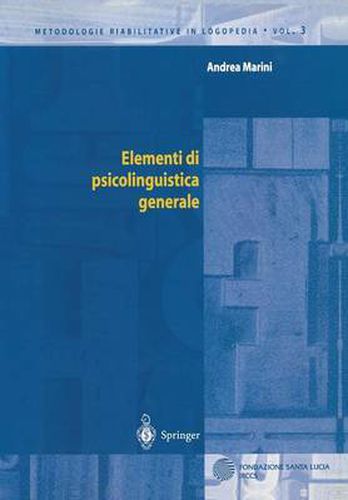 Cover image for Elementi DI Psicolinguistica Generale