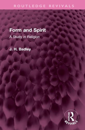 Cover image for Form and Spirit