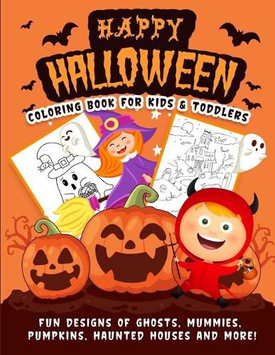 Cover image for Halloween Coloring Book