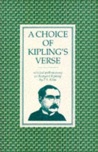 Cover image for A Choice of Kipling's Verse