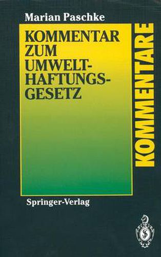 Cover image for Kommentar zum Umwelthaftungsgesetz