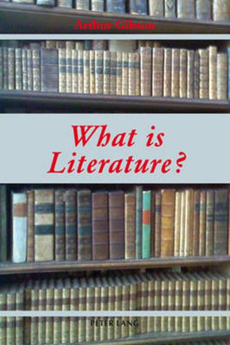 Cover image for What is Literature?