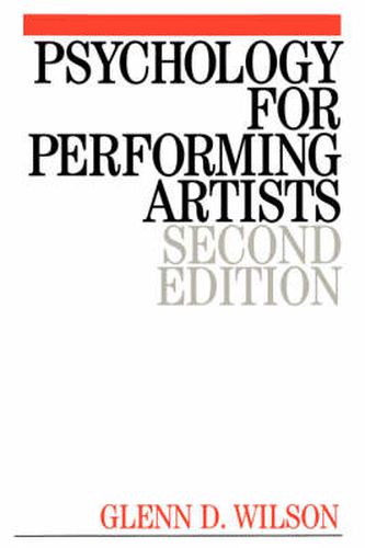 Cover image for Psychology for Performing Artists: Butterflies and Bouquets