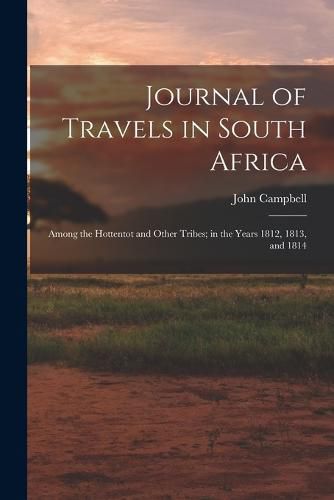 Cover image for Journal of Travels in South Africa