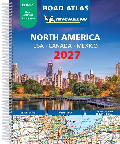 Cover image for USA - Canada - Mexico 2027 Road Atlas (A4-Spiral)