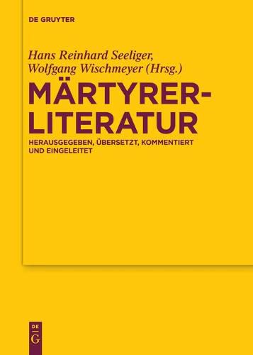 Cover image for Martyrerliteratur