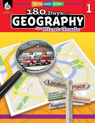 Cover image for 180 Days of Geography for First Grade: Practice, Assess, Diagnose