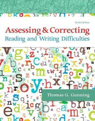 Cover image for Assessing and Correcting Reading and Writing Difficulties, with Enhanced Pearson Etext -- Access Card Package
