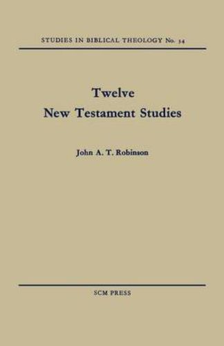 Cover image for Twelve New Testament Studies