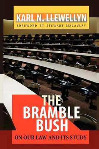 Cover image for The Bramble Bush: On Our Law and Its Study