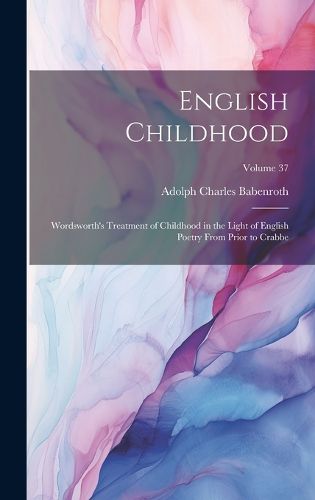 Cover image for English Childhood