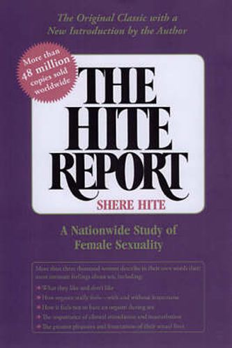 Cover image for The Hite Report: A Nationwide Study of Female Sexuality